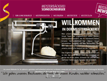 Tablet Screenshot of meisterbaeckerei.de